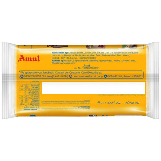 Amul Cheese Slices (750g, 50 Slices)
