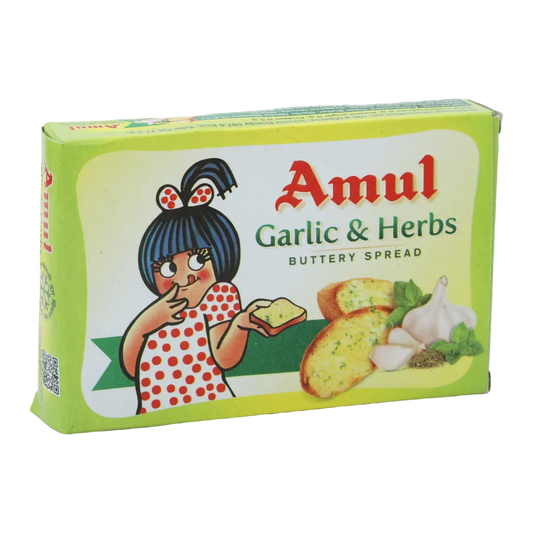 Amul Garlic & Herbs Buttery Spread (100g Carton)