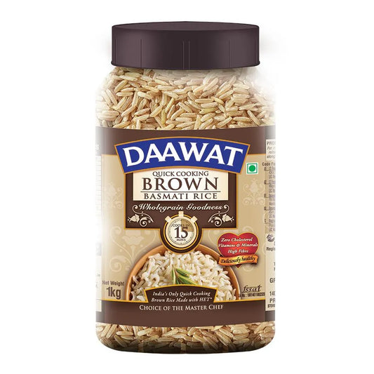 Daawat Basmati Rice/Basmati Tandul - Brown (1kg)