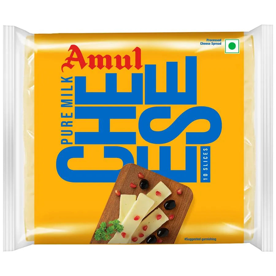 Amul Cheese Slices (200g, 10 Slices)