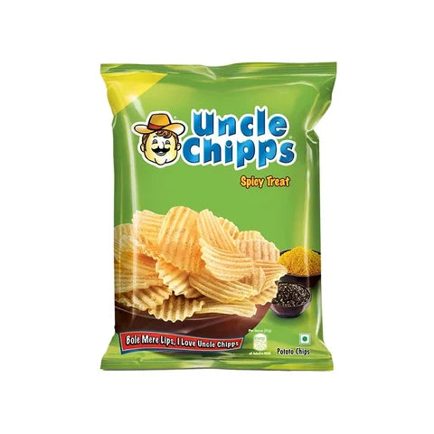 Uncle Chipps Spicy Treat Flavour Potato Chips (50g)