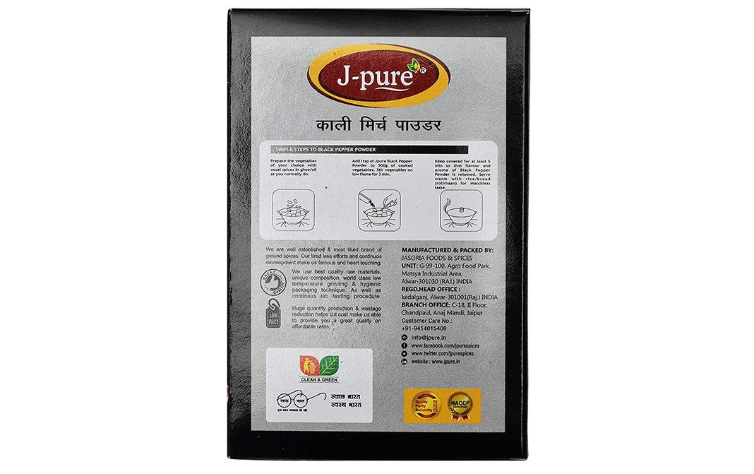 J-Pure Black Pepper Powder (100g)