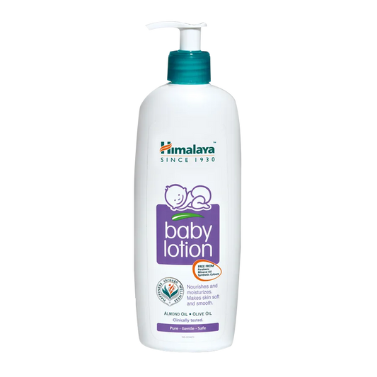 Himalaya Baby Lotion - With Almond Oil & Olive Oil, Paraben Free (400ml)