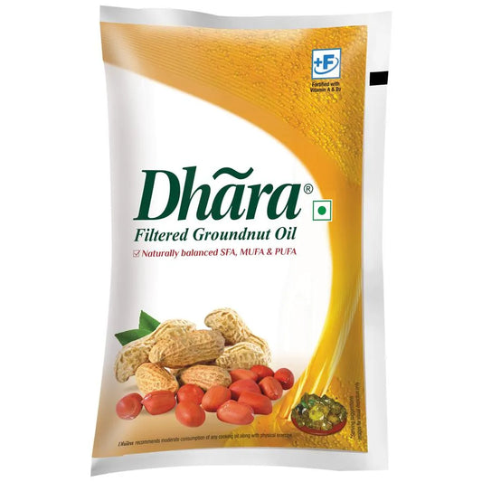 Dhara Filtered Groundnut Oil (1l)