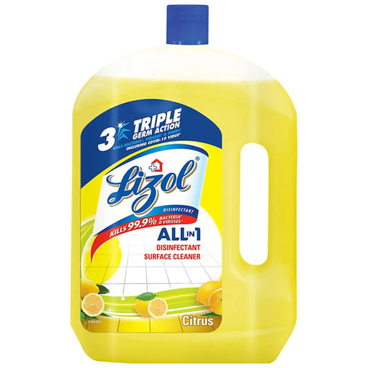 Lizol Disinfectant Surface & Floor Cleaner Liquid - Citrus (2l)