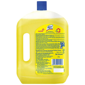 Lizol Disinfectant Surface & Floor Cleaner Liquid - Citrus (2l)