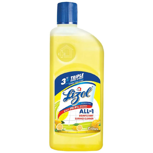 Lizol Disinfectant Surface & Floor Cleaner Liquid - Citrus, (500ml)