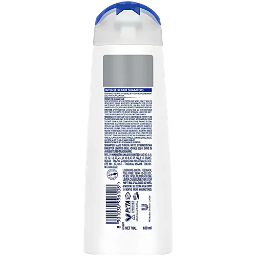 dove intense repair bio protein care shampoo 180ml