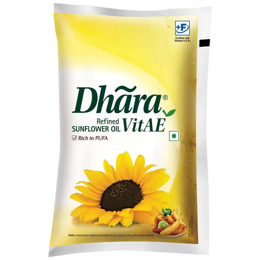 Dhara Refined Sunflower Oil (1l)