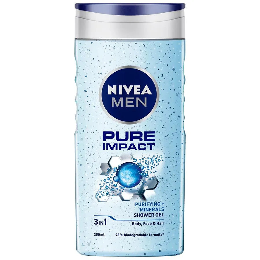 Nivea Men Pure Impact Shower Gel (250ml)