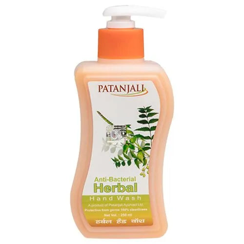 Patanjali Anti Bacterial Herbal Hand Wash (250ml)