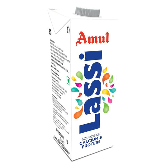 Amul Lassi - Rose Flavour, Source of Calcium & Protein (1L Carton)