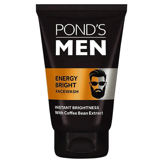 Ponds Men Energy Bright Facewash With Coffee Bean Extract (100g)