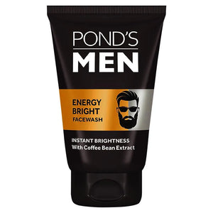 Ponds Men Energy Bright Facewash With Coffee Bean Extract (100g)