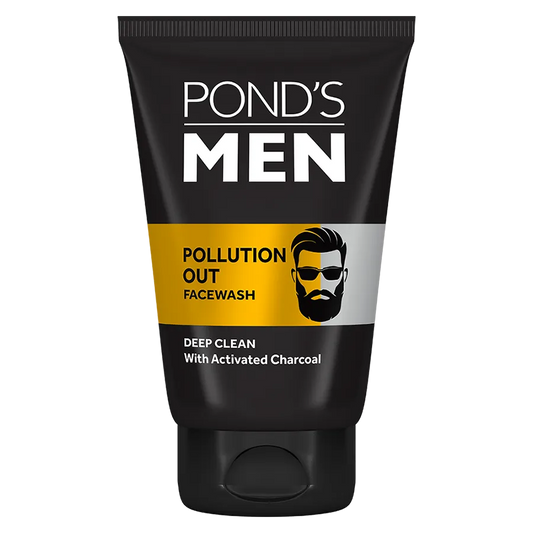 Ponds Men - Pollution Out Activated Charcoal Face Wash (100g)