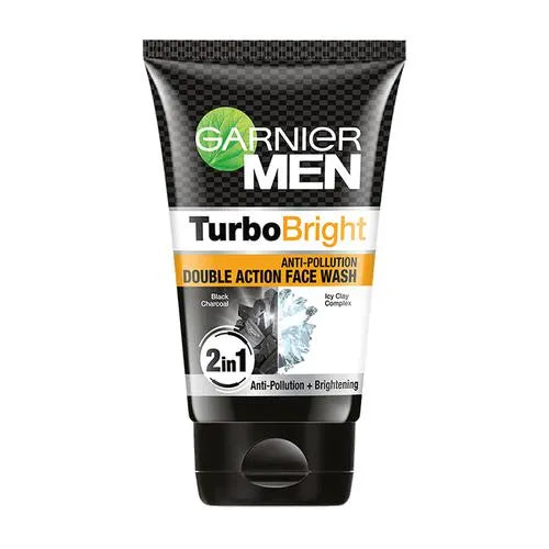 Garnier Men Power White Anti Pollution Double Action Face Wash (100g)