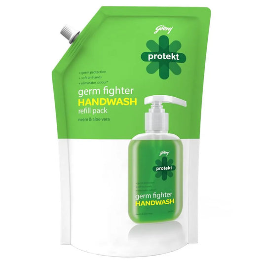Godrej Protekt Neem & Aloe Vera Germ Fighter Hand Wash (750ml)