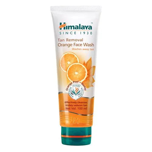Himalaya Tan Removal Orange Face Wash Orange Peel & Honey (100ml)