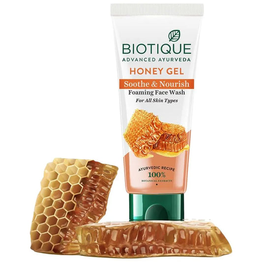 Biotique Honey Gel Soothe & Nourish Foaming Face Wash (150ml)