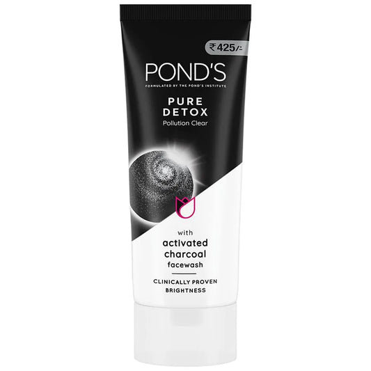 Ponds Pure Detox Anti-Pollution Purity Face Wash With Activated Charcoal (200g)