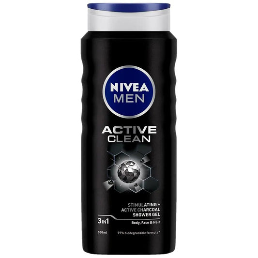 Nivea Men Active Clean Shower Gel (500ml)