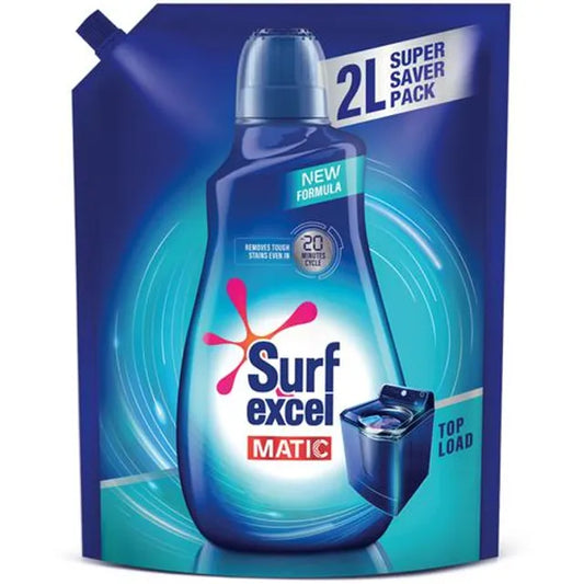 Surf Excel Detergent - Liquid, Matic, Top Load (2L)