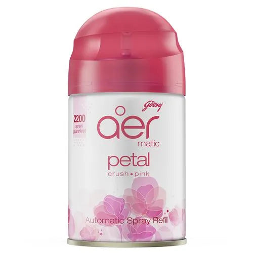 Godrej Aer Matic Refill - Petal Crush Pink (225ml)