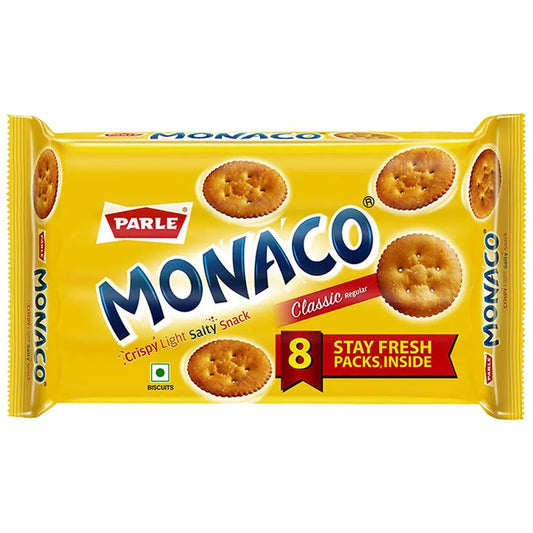 Parle Monaco Classic Regular Salted Biscuits (400g)