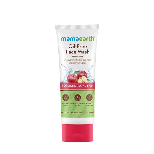 Mamaearth Oil-Free Face Wash With Apple Cider Vinegar & Salicylic Acid (100ml)