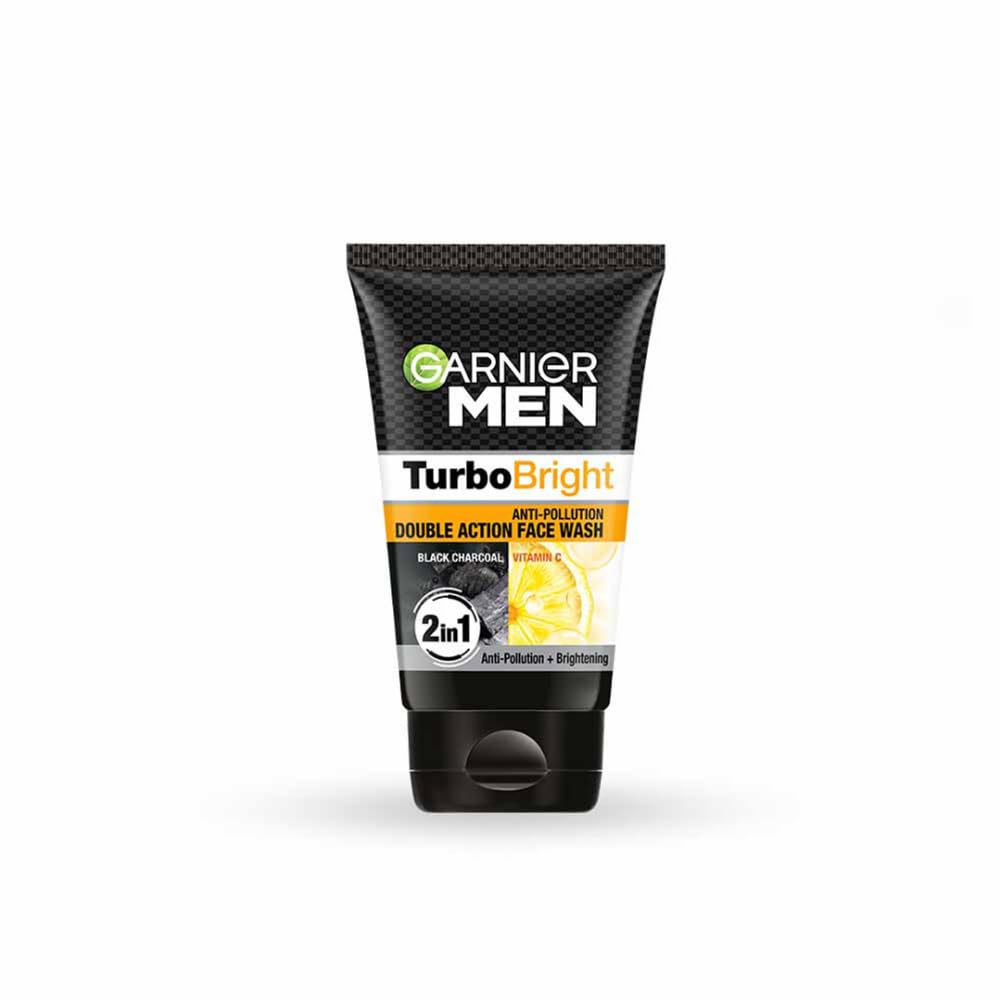 Garnier Men Power White Anti Pollution Double Action Face Wash (100g)