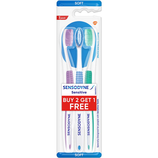 Sensodyne Sensitive (Soft) Toothbrush (Buy 2 Get 1 Free)