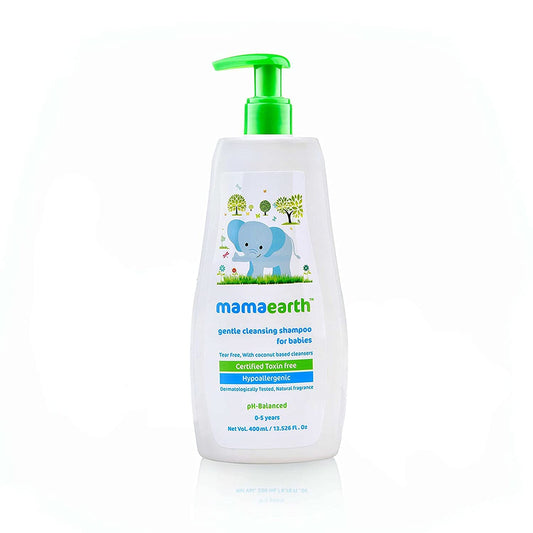 Mamaearth Gentle Cleansing Baby Shampoo (400ml)