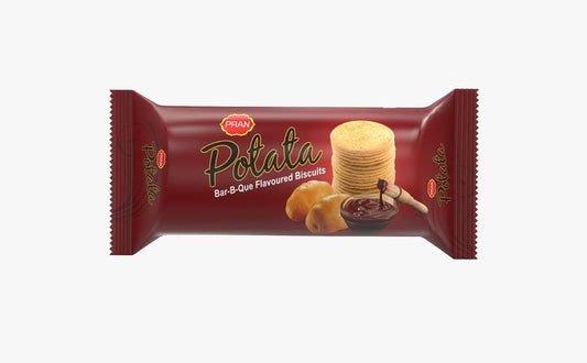 Pran Potata Bar-B-Que Flavoured Biscuits (75G)