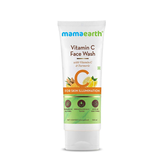 Mamaearth Vitamin C Face Wash with Vitamin C & Turmeric For Skin Illumination (100ml)