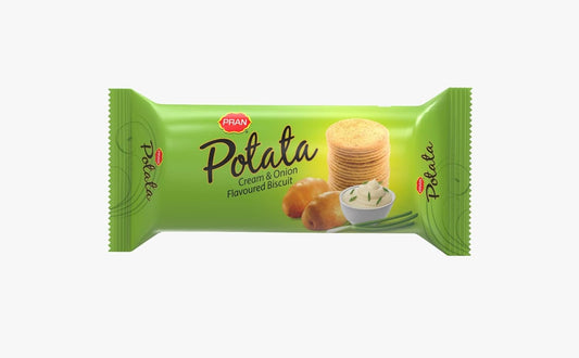 Pran Potata Cream & Onion Flavoured Biscuits (75G)