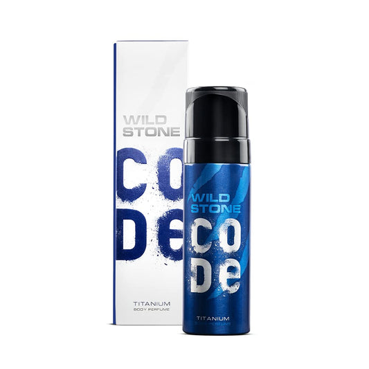 Wild Stone Code Titanium Body Perfume for Men (120ml)