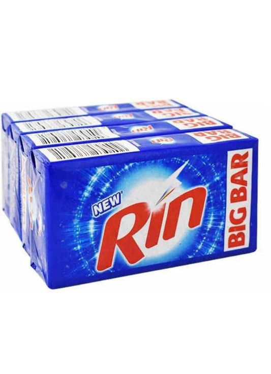 Rin Detergent Bar, 250g (Pack Of 4)