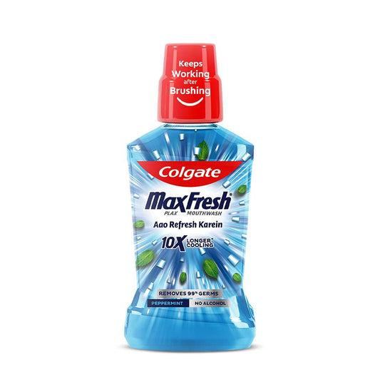 Colgate MaxFresh Plax Peppermint Fresh Mouthwash (250ml)