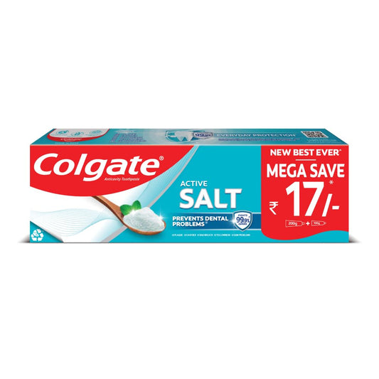 Colgate Active Salt Toothpaste (200 + 100)g
