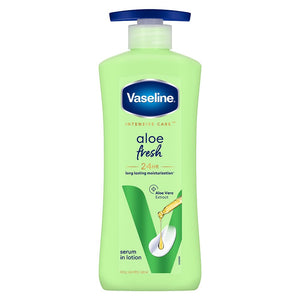 Vaseline Intensive Care Aloe Fresh Body Lotion Daily Moisturizer for Dry Skin (400ml)