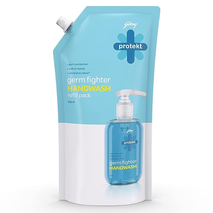 Godrej Protekt Germ Fighter Aqua - Liquid Hand Wash (725ml)
