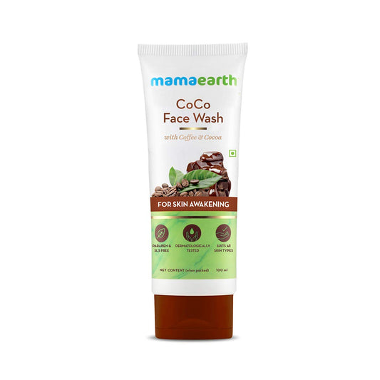 Mamaearth CoCo Face Wash With Coffee & Cocoa For Skin Awakening (100ml)