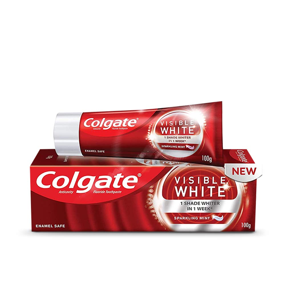 Colgate Visible White Sparkling Mint Toothpaste (100g)