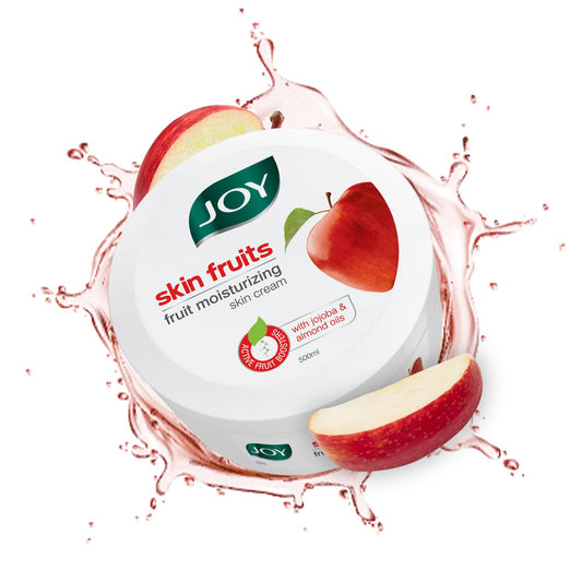 Joy Skin Fruits Moisturizing Skin Cream With Apple, Jojoba & Almond Oil (50ml)