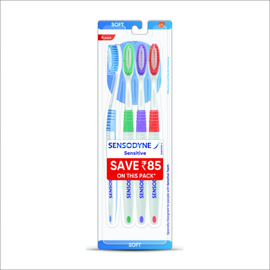 Sensodyne Sensitive (Soft) Toothbrush (Pack of 4)