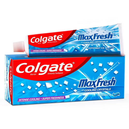 Colgate Max Fresh Peppermint Ice Blue Gel Toothpaste (300g)