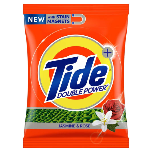 Tide Plus With Double Power Jasmine And Rose Detergent Washing Powder - 1 Kg