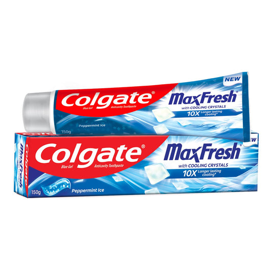 Colgate MaxFresh Toothpaste, Cooling Crystal, (150g)