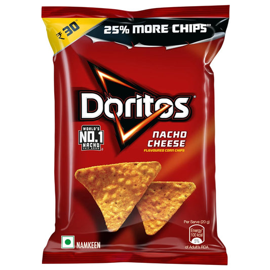 Doritos Nacho Cheese Flavoured Corn Chips (56g)