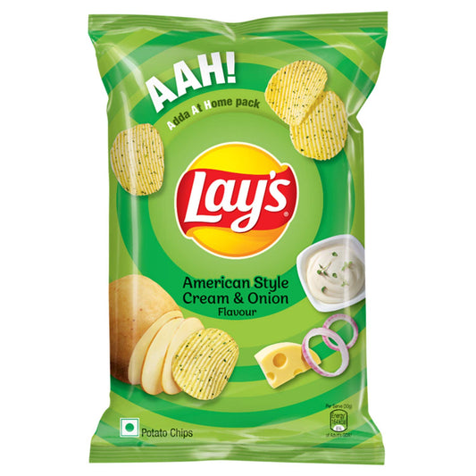 Lay's American Style Cream & Onion Flavour Potato Chips
